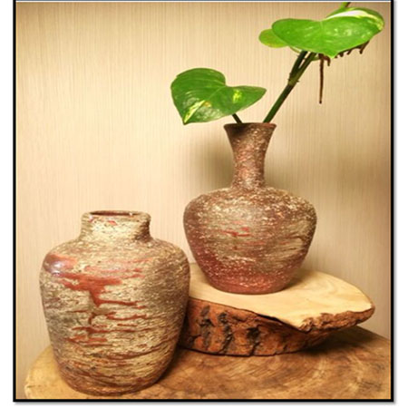 柴燒花器 - 禪