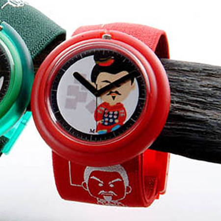 兵馬俑-手錶-Q版(紅色)