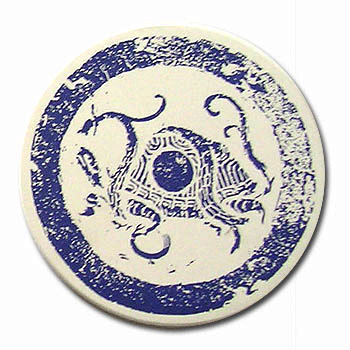 東方魅力-四神獸吸水杯墊/玄武(藍)