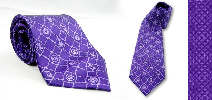 兵馬俑領帶(領結/紫)