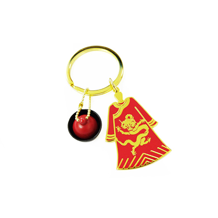 皇家經典龍袍鎖圈-紅款