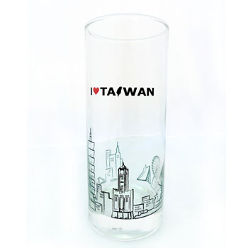 印象台灣玻璃水杯